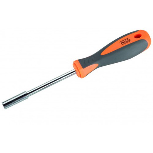 Adaptador Magnético Con Mango Para Puntas De 1/4" ALYCO ORANGE, Referencia 170451