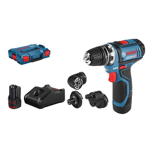 Atornillador batería BOSCH GSR12V-15 FC Set Compacto y ligero. Referencia 5585X566