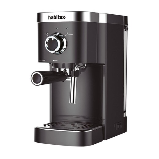 Cafetera expresso HABITEX CC6300 15 bares Apta para café molido o monodosis. Ref. 1450Y63