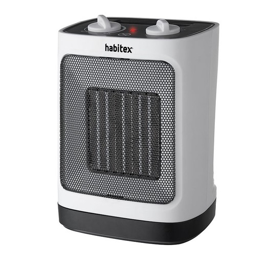 Calefactor HABITEX HQ348 2000W Oscilante y sistema antivuelco. Ref. 9310R348