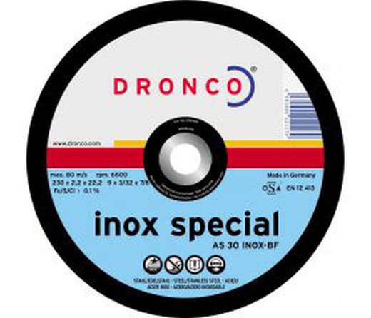 Disco De Corte As 30 T Inox Special