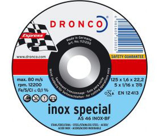 Disco De Corte As 46 T Inox Special Express