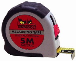 Flexómetro en Milimetros y en Pulgadas de 5 Metros MT03-5M