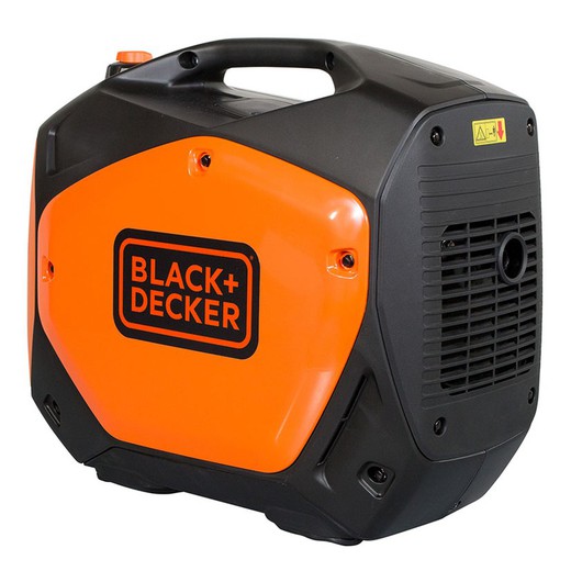 Generador inverter BLAC&DECKER BXGNI2200E Depósito con capacidad para 4 litros de gasolina. Referencia 6175H2200E