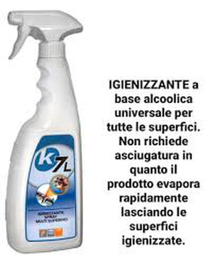 Higienizante En Spray 500 Ml K7