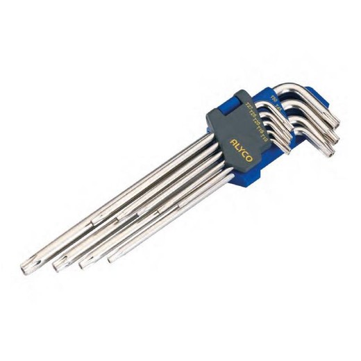 Juego 9 Llave Acodada Torx Inv Extralarg