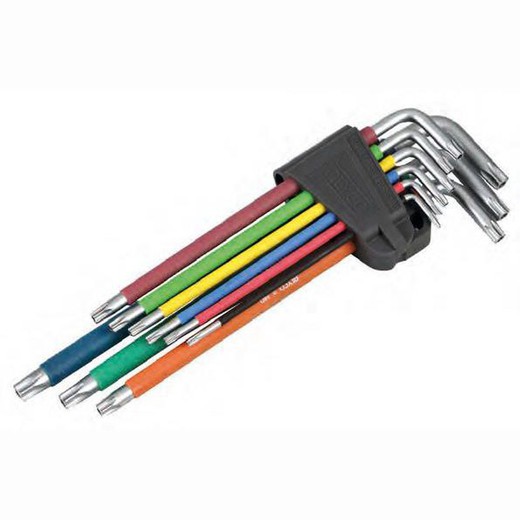 Juego 9 Llaves Torx Inv Multicolor