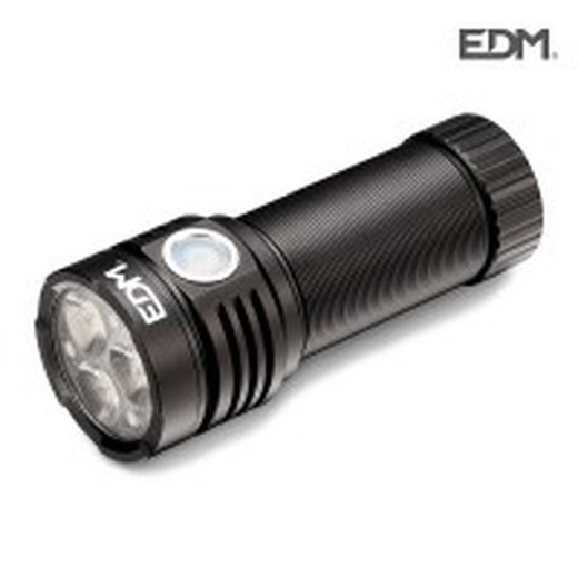 Linterna Led Flashlight 3 X Osram Recargable Edm.Modo Potente:1400 Lumens/1h; Modo Media Potencia: 350 Lumens/2.5h; Modo Suave: 80 Lumens/9 Horas; Modo Turbo+Modo Potente: 3300 Lumens/30 Seg+ 1400 Lumens/45 Min.