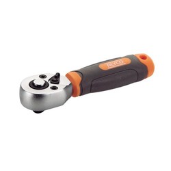 Llave De Carraca Corta De Cuadradillo 1/4" 72 Dientes ALYCO ORANGE, referencia 170718