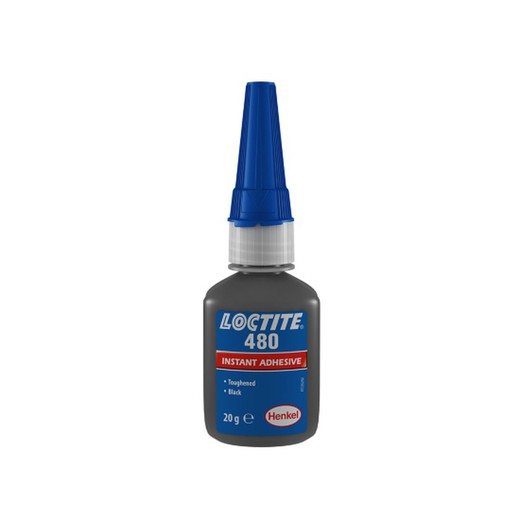 Loctite® 480 20 Ml Adhesivo Instantáneo - Tenaz Ideal Para Unir Metal A Metal, A Caucho O A Imanes.