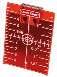 Objetivo (Placa Destino) Para Laser Limit. Diana Magnetica  Nivel  Laser Objetivo