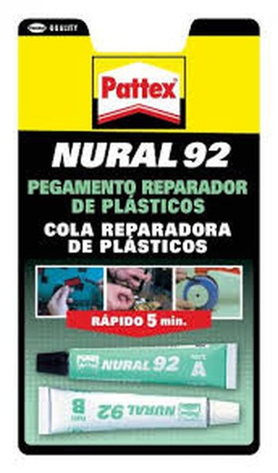 Pattex Nural-92   Bl 22 Ml.Adhesivo Rápido Y Translúcido, De Gran Resistencia, Especial Para Pegar Y Reparar La Mayoría De Los Pásticos
