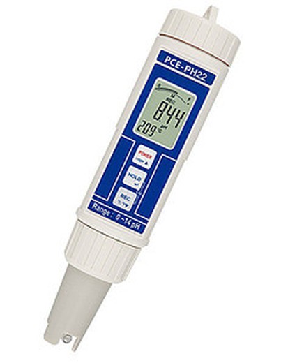 Medidor De Ph Pce-Ph 22. Resistente Al Agua Es Capaz De Detectar De Forma Rápida Y Precisa El Valor Ph Y La Temperatura. Gracias A La Indicación Doble En La Pantalla De Este Medidor De Ph, Ambos Valores Se Muestran Simultáneamente.