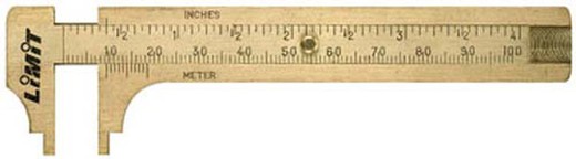 Pie De Rey analogico De Laton De 100 Milimetros, Referencia 26540203