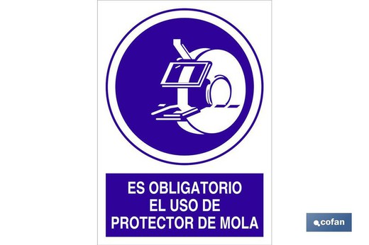 Es Obligatorio El Uso De Protector De Mola Señal Adhesiva