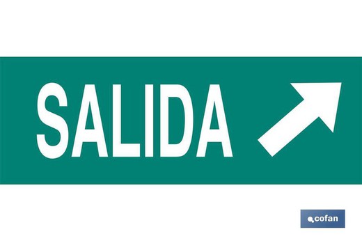 Señal "Salida" Diagonal