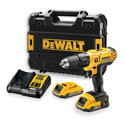 Taladro percutor DEWALT DCD776D2T XR 18V Portabrocas automático de 13 mm. Ref. 5596X207