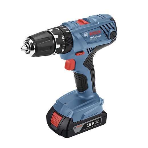 Taladro/atornillador BOSCH GSB 18V-21.Giro reversible para apretar y aflojar tornillos.Ref. 5585X546