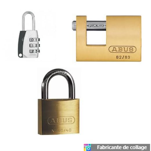 Candados con llave o combinación.
