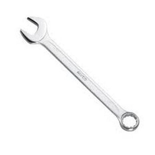 Llave Combinada, en acero cromo-vanadio.