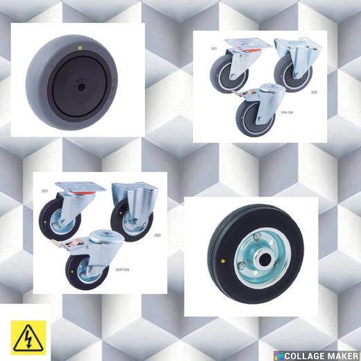 Ruedas antiéstaticas / conductivas