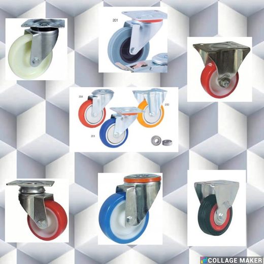 Ruedas media capacidad de carga.