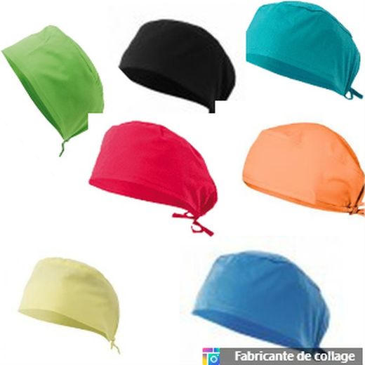 Gorros para sanidad, estética y limpieza.