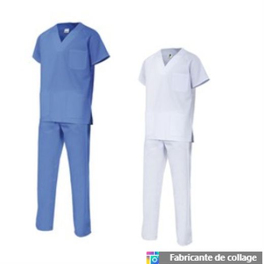 Pijama para sanidad, estética y limpieza