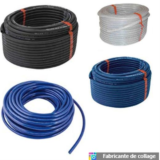 Tubo Goma y Pvc Trenzada