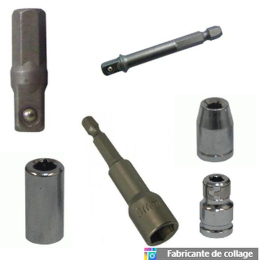 Vasos Magneticos y adaptadores 1/4