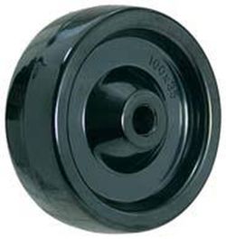 Rueda De Polipropileno Negro ó blanco, Ref.1083 Serie Multiplast