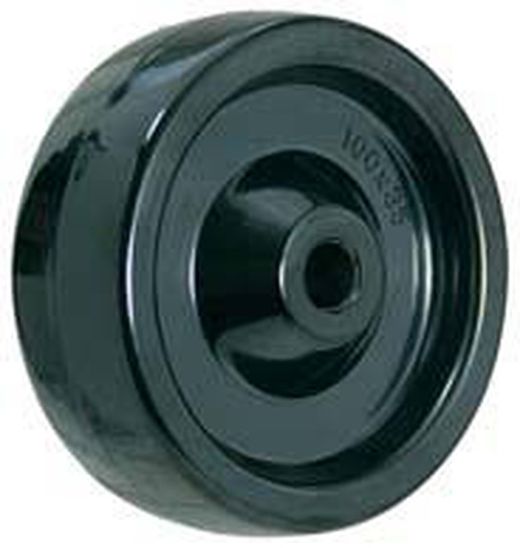 Rueda De Polipropileno Negro ó blanco, Ref.1083 Serie Multiplast