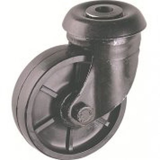 Rueda Giratoria Nylón Negro,Diam.80 Mm.Ref.21/22