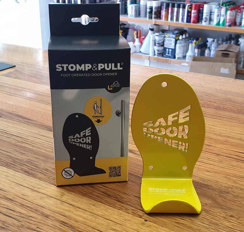 Abre Puerta Con El Pie "Sole Yellow"