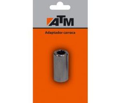 Adaptador Para Carraca Con cuadradillo Hembra A Hexagonal Hembra