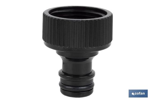 Adaptador de rosca | Hembra de polipropileno | Para manguera de jardín | Diferentes Medidas. Referencia 90014015