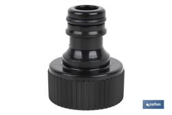 Adaptador de rosca | Hembra de polipropileno | Para manguera de jardín | Diferentes Medidas. Referencia 90014015