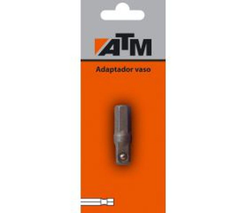 Adaptador Llave De Vaso, Cuadradillo de 1/4 a Hexagonal de 1/4 25,00 Mm