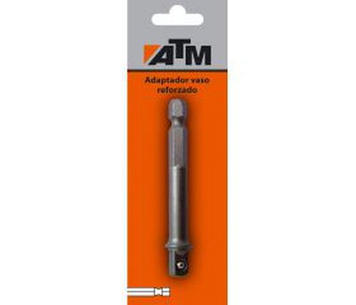 Adaptador Para llave De Vaso Reforzado Hexagonal De 1/4 Con Cuadradillo de 1/4,3/8 y 1/2