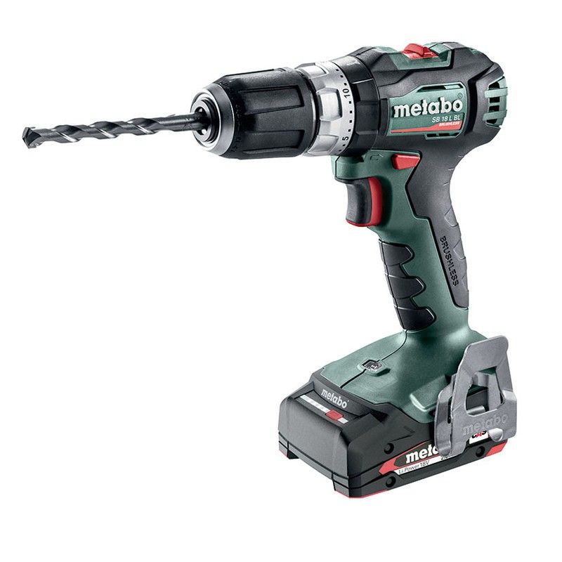 Taladro percutor METABO SB 18 LBL 18V Portabrocas automático de 13 mm. Ref. 1117X2