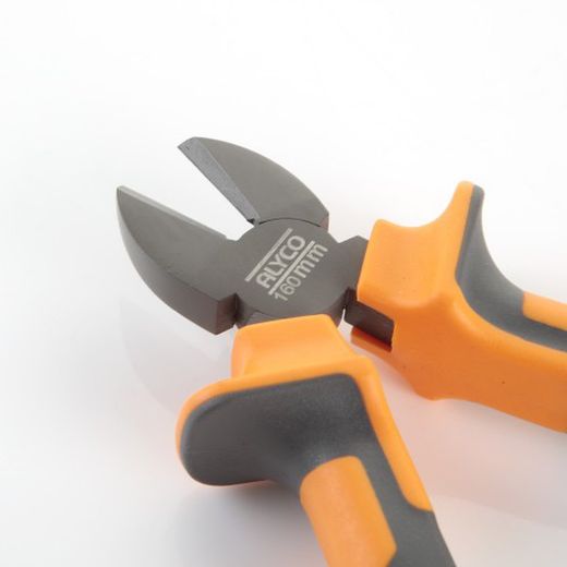Alicate Teflonado De Corte Diagonal ALYCO ORANGE, Referencia 170550 De 130 Referencia 170555 De 160 y Referencia 170560 De 180 Milimetros