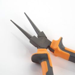 Alicate Teflonado De Bocas Redondas ALYCO ORANGE De 160 Milimetros, Referencia 170590