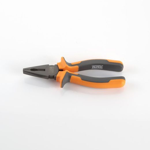 Alicate Universal Teflonado De Corte Y Manipulación ALYCO ORANGE, Referencia 170516 De 160, Referencia 170518 De 180 y Referencia 170520 de 200
