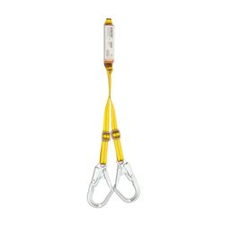 Amarre doble SAFETOP con absorvedor y mosquetones Protegido con tubo de polietileno, Referencia 1003A3