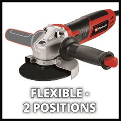 Amoladora con cable EINHELL TE-AG 125/850 Uso continuo en trabajos duros. Referencia 5900x99
