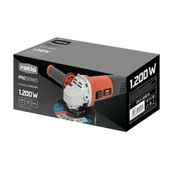 Amoladora eléctrica RATIO ProSeries R-AM1200 125mm Gran rendimiento. Ref. 7994X422