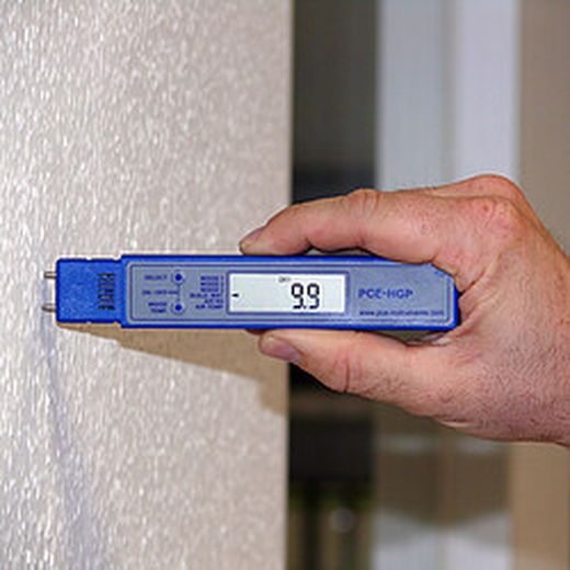 Analizador De Humedad Pce-Hgp. El Analizador De Humedad Detecta, Además De La Humedad Relativa Y La Temperatura Ambiental, También La Humedad Absoluta De Materiales Y Madera
