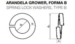 Arandela Elastica Din 127-B Inox