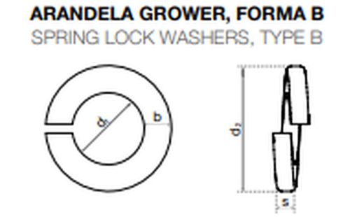 Arandela Elastica Din 127-B Inox