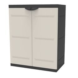 Armario bajo de resina PLASTIKEN Titanium medio. Ref. 1774B13